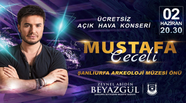 Şanlıurfa Büyükşehir Belediyesi'nden Mustafa Ceceli Konseri
