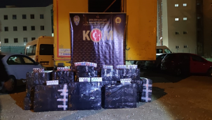 Şanlıurfa'da durdurulan tırda 22 bin paket ele geçirildi