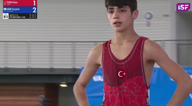 Şanlıurfalı Güreşçi İslam Turan Olimpiyat 3'üncüsü Oldu