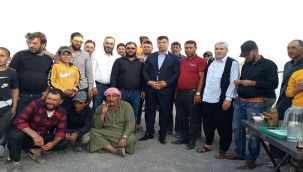 Başkan Aslan, Urfa'nın kanayan yarası olan tarım işlerini ziyaret etti