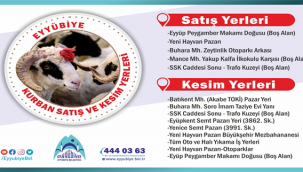 Eyyübiye'de Kurban Satış ve Kesim Yerleri Belirlendi
