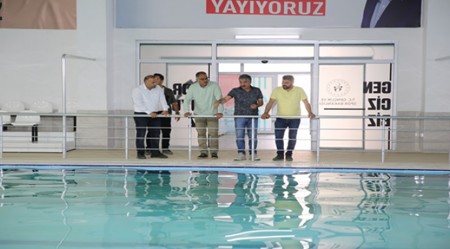 Eyyübiye Yarı Olimpik Yüzme Havuzu Açılışa Hazır