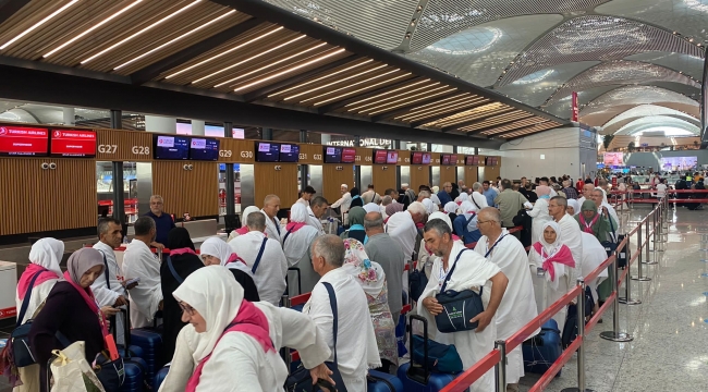 Hacı adayları kutsal topraklara uğurlandı 