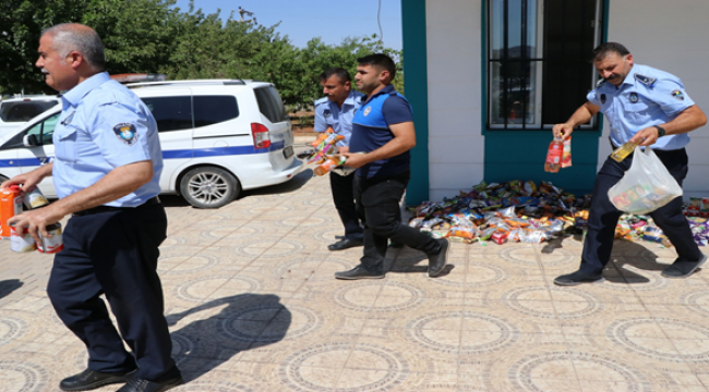 Haliliye'de Tarihi Geçmiş Binlerce Ürün İmha Edildi