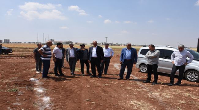 Hilvan'da 'Katı Atık Aktarma İstasyonu' Proje Çalışmaları Durduruldu.