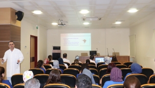 HRÜ Hastanesi'nde Kırım-Kongo Kanamalı Ateşi ile ilgili bilgilendirme semineri düzenlendi.
