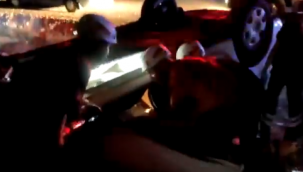 Şanlıurfa'da bir otomobil takla attı, 2 yaralı