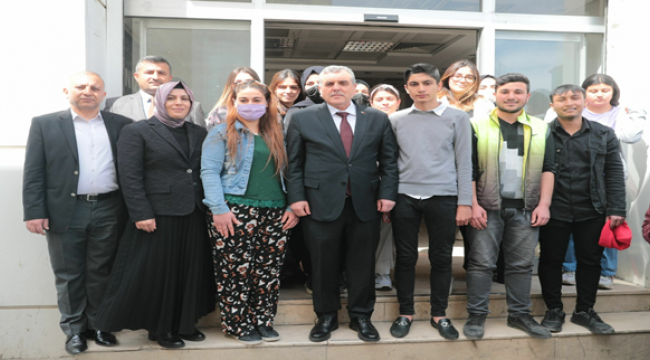 Sınavlara Hazırlanan Öğrencilerden Başkan Beyazgül'e Teşekkür