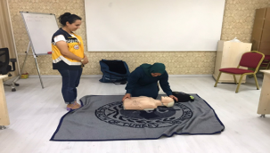Temel İlk Yardım Eğitimleri Verildi