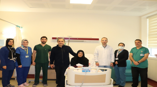 Urfa'da hastanın sol karıncığında bulunan 9 cm büyüklüğündeki kist çıkarıldı