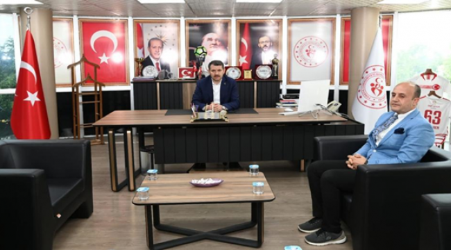 Vali Salih Ayhan'dan Gençlik ve Spor İl Müdürlüğü'ne Ziyaret