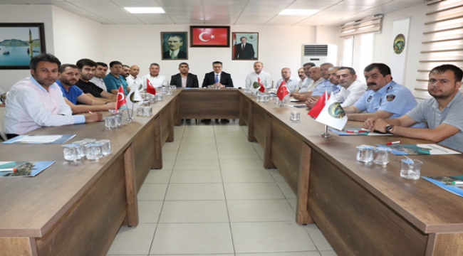 Zabıta Müdürleri Koordinasyon Toplantısı Halfeti de Yapıldı.