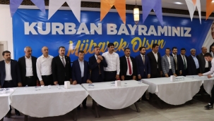 AK parti"de bayramlaşma 