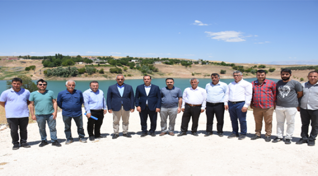 Bayık 'Hilvan Gemi Yanaşma iskelesi' Çalışma Alanında İncelemelerde Bulundu