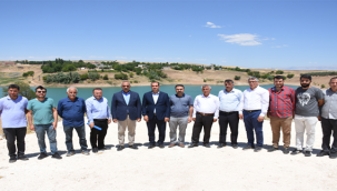 Bayık 'Hilvan Gemi Yanaşma iskelesi' Çalışma Alanında İncelemelerde Bulundu