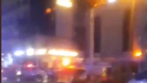 Haliliye'de otelde yangın çıktı 