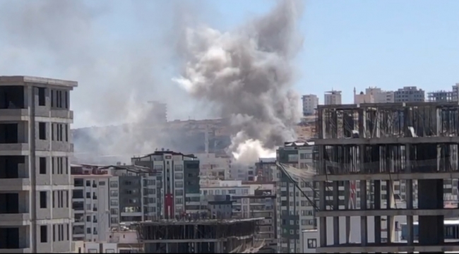 Karaköprü'de korkutan yangın: