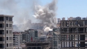 Karaköprü'de korkutan yangın: