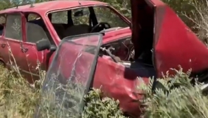 Şanlıurfa'da araç şarampole devrildi