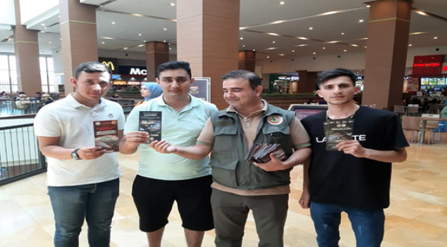 Şanlıurfa'da  Orman Yangınlarına Broşürlü Uyarı
