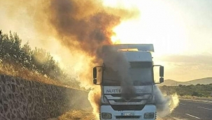 Urfa"da tır kullanılmaz hale geldi