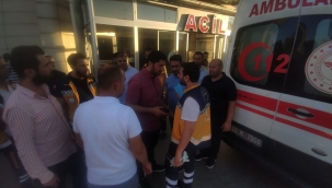 Urfa"da yol verme tartışmasında ambulans şoförün burnu kırıldı 