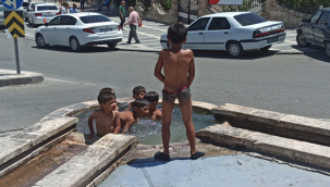 Urfalı çocukların tehlikeli serinlemesi 