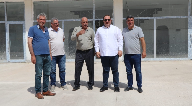 BAŞKAN EKİNCİ, OTO GALERİCİLER SİTESİ'NDE ÇALIŞMALARI İNCELEDİ