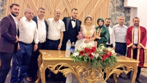 Başkan Yavuz Kore gazisi torununa nikâh şahidi oldu