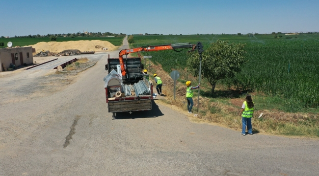 Ceylanpınar'da Trafik Levhaları Yenilendi