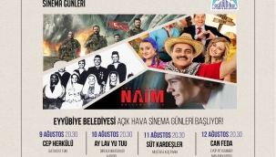 Eyyübiye'de Açık Hava Sinema Günleri Başlıyor   