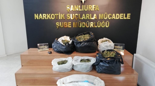 Şanlıurfa"da uyuşturucu operasyonu