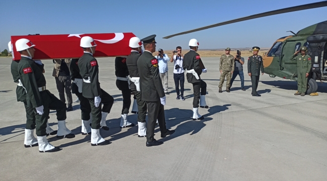 Şanlıurfa şehit uzman çavuş, törenle memleketi Kilis'e uğurlandı