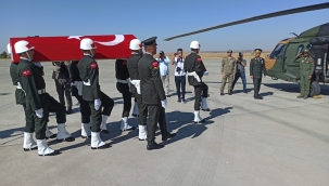 Şanlıurfa şehit uzman çavuş, törenle memleketi Kilis'e uğurlandı