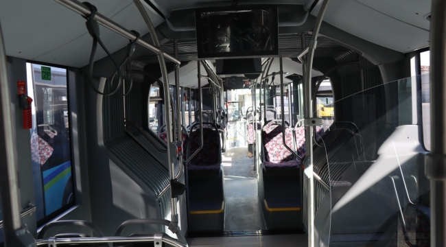 TOPLU TAŞIMADA KULLANILACAK YENİ OTOBÜSLER KENTE GELMEYE BAŞLADI