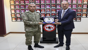 Tuğgeneral Ağbuğa'dan Yavuz'a Veda Ziyareti