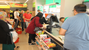 Urfa'da Tarım Kredi Kooperatif marketlerinde indirim yoğunluğu