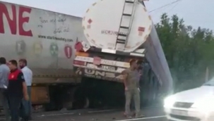 Urfa"da trafik kazası, 2 yaralı