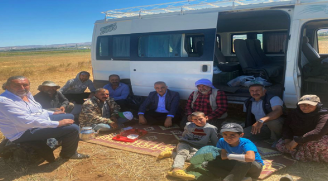 Başkan Bayık'tan Sivas'taki Mevsimlik İşçilere Ziyaret