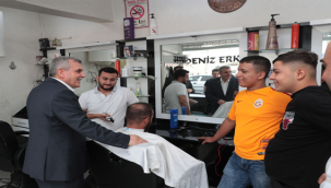 Başkan Beyazgül Esnaf Ve Mahalle Ziyaretlerini Sürdürüyor