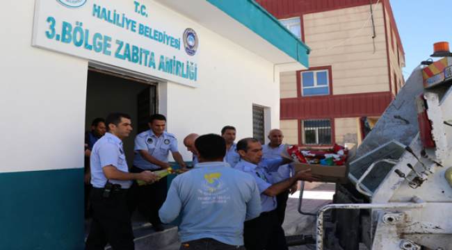 Haliliye'de Tarihi Geçmiş Gıda Ürünleri İmha Edildi