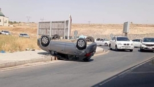 Karaköprü'de trafik kazası 