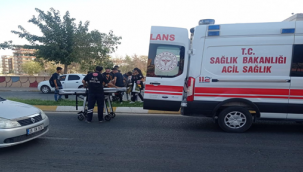 Otomobil yayaya çarptı 1 kişi yaralandı 