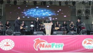 Sağlık Çalışanları Nar Festivalinde Kurdukları Stant İle İlgi Odağı Oldular.