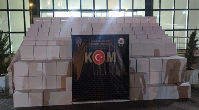 Şanlıurfa tarihinde en yüksek miktar ele geçirildi
