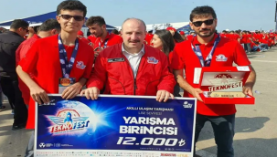 Şanlıurfalı öğrenciler TEKNOFEST'te birinci oldular