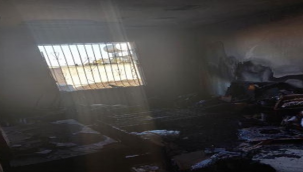 Suruç'ta bir evde çıkan yangın söndürüldü