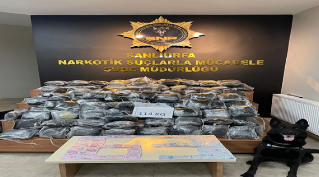 Urfa'da uyuşturucu operasyonu, 8 tutuklama