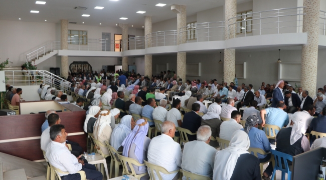 VİRANŞEHİR'DEKİ HUSUMET BAŞKAN EKİNCİ'NİN GİRİŞİMİYLE TATLIYA BAĞLANDI