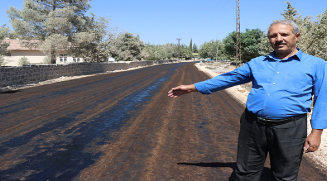 Viranşehir Kırsalında Sathi Asfalt Çalışması